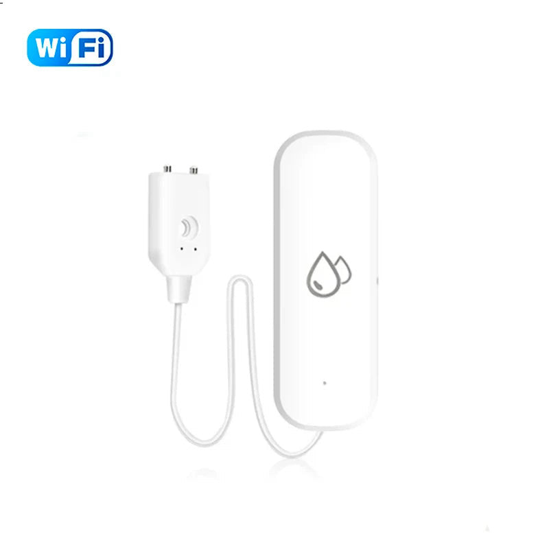 Water leak sensor with probe, Wi-Fi or Zigbee