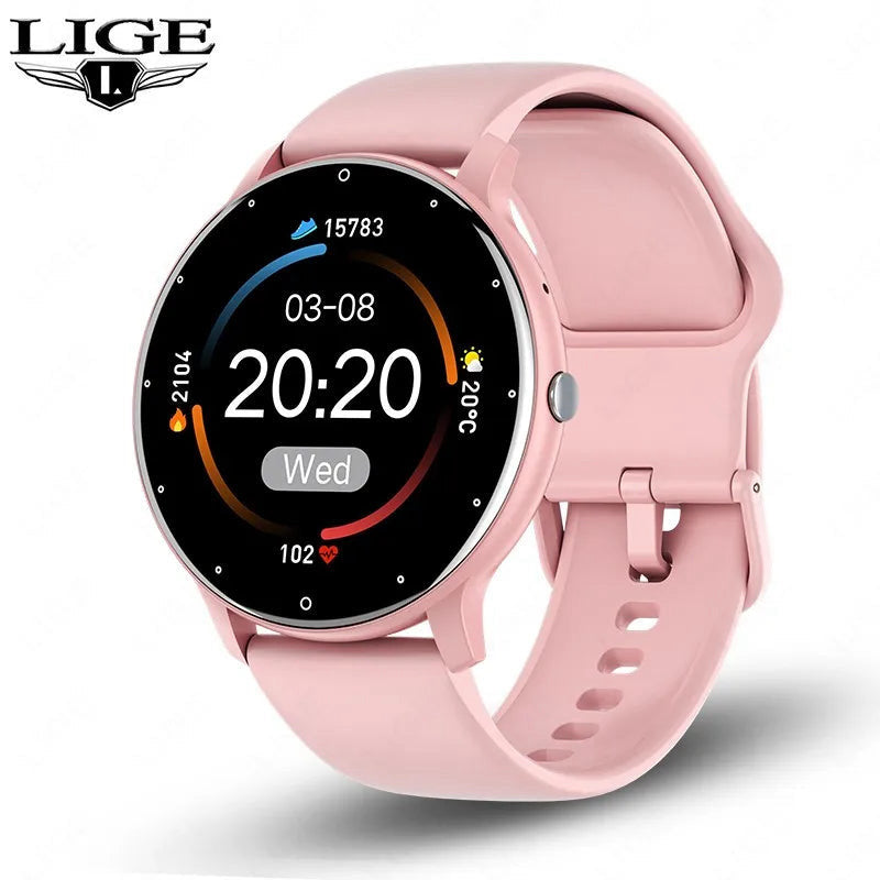 Round smart watch with Bluetooth calling, 1.28" display – view 3