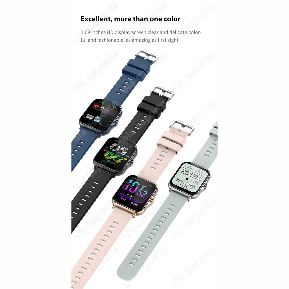 Smart watch with 1.83" display and Bluetooth calling