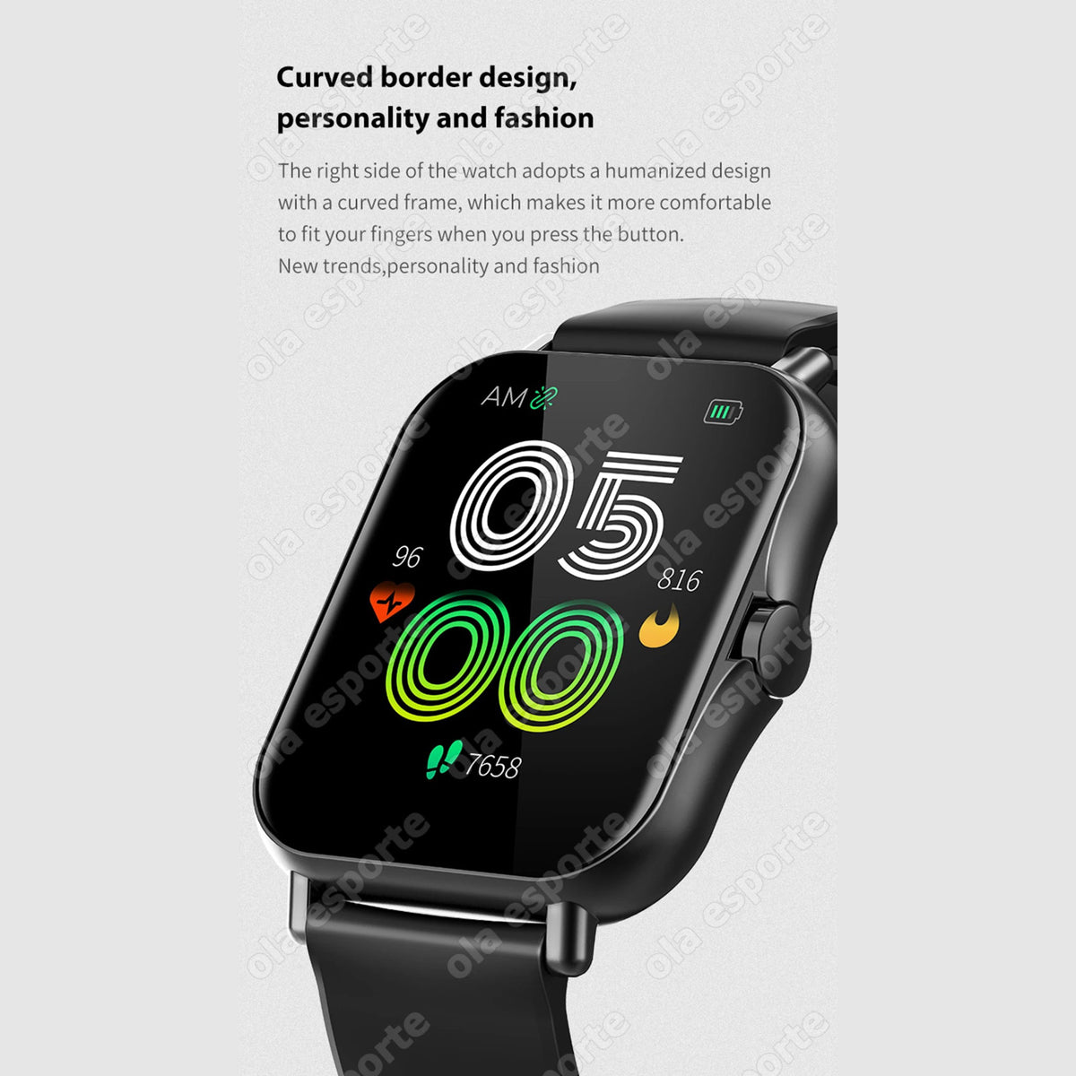 Smart watch with 1.83" display and Bluetooth calling – view 2