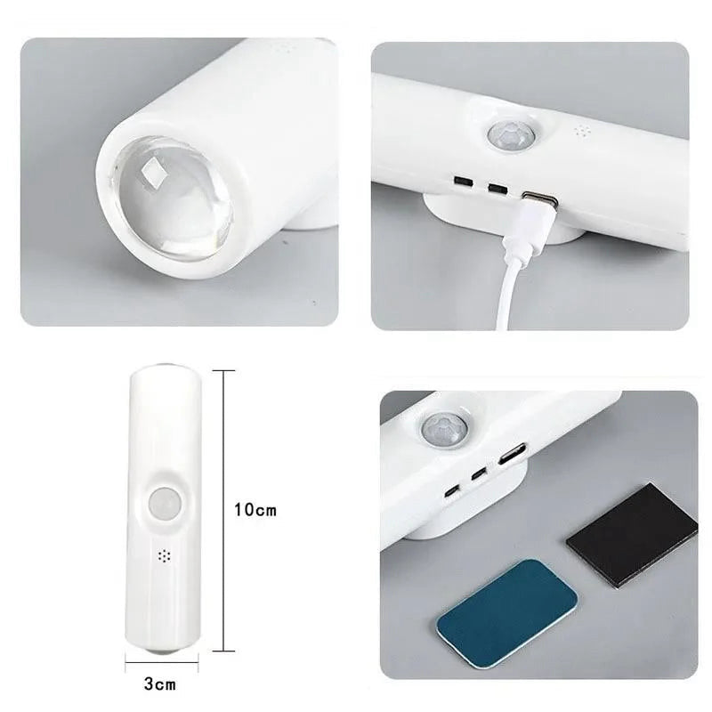Magnetic up-down motion-sensor night light – view 3