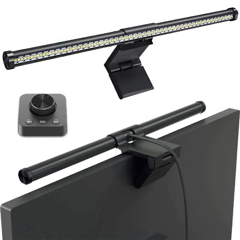Monitor light bar with asymmetric light, USB – view 3