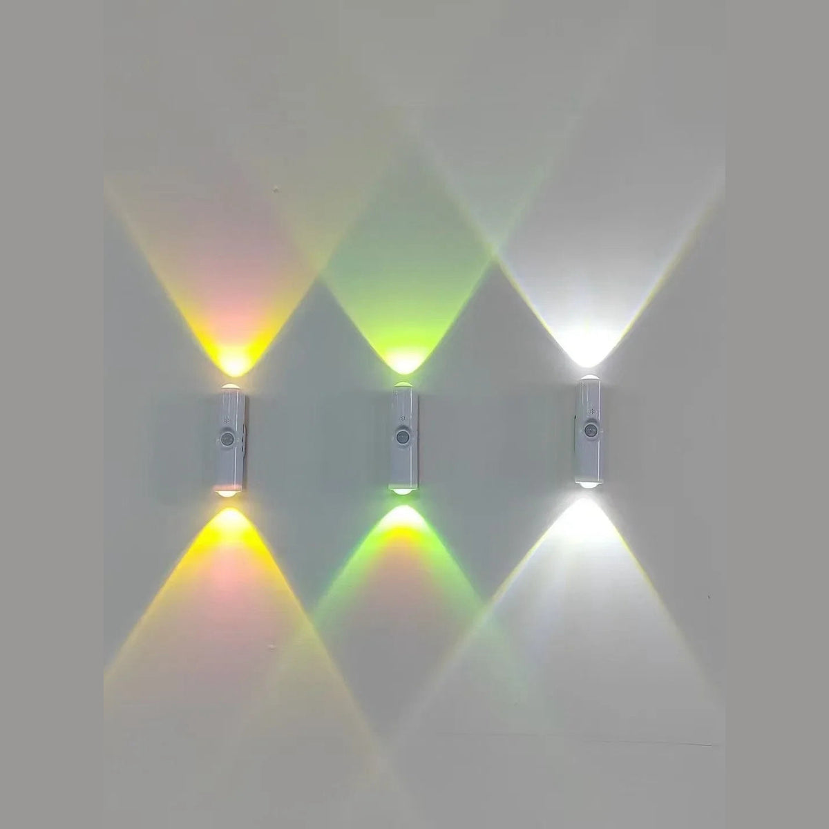Rechargeable up-down motion-sensor wall light – view 2