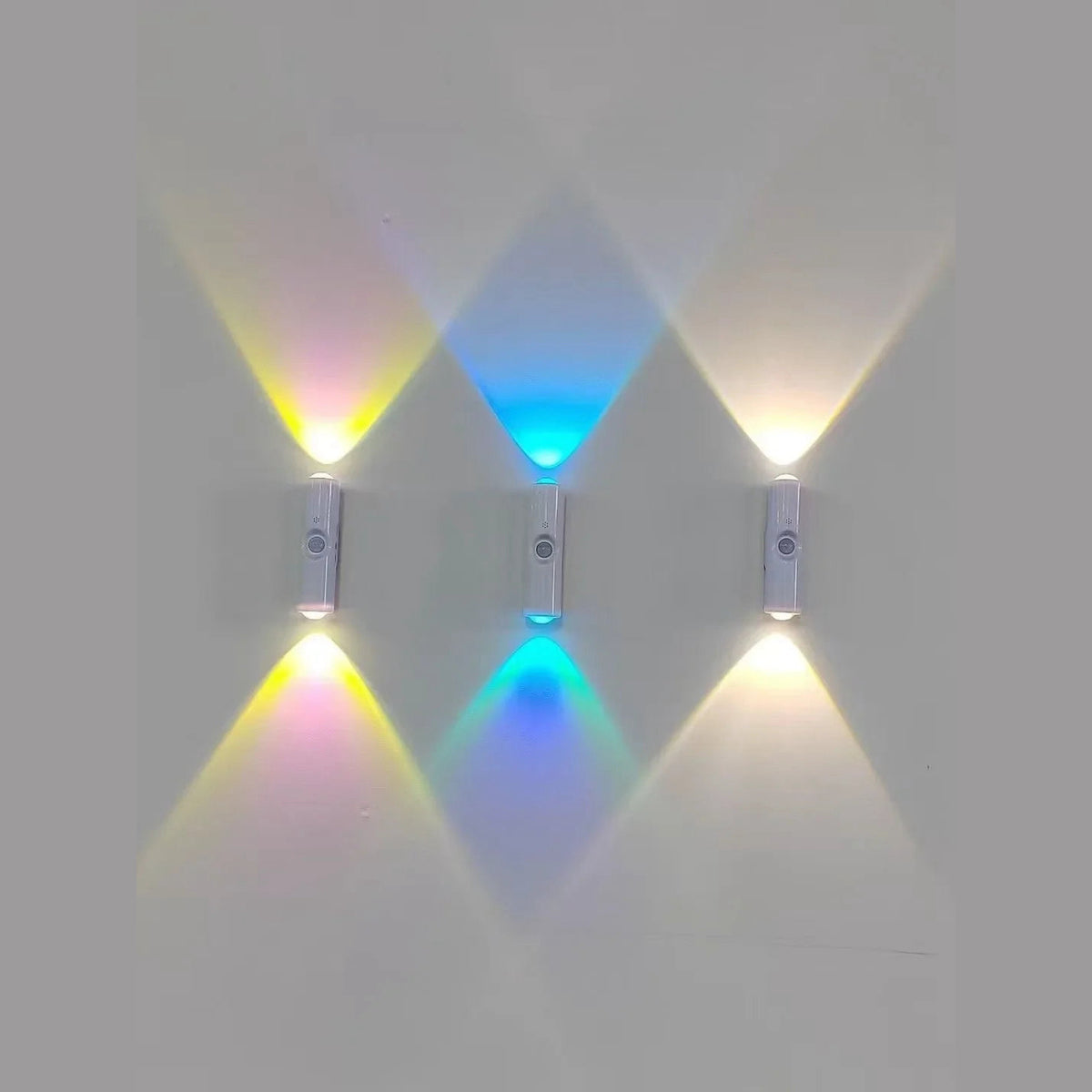 Rechargeable up-down motion-sensor wall light – view 3
