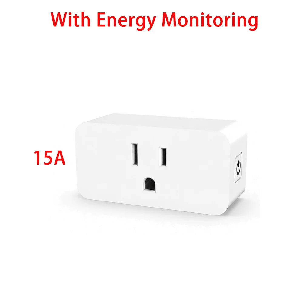 Wi-Fi smart plug with energy monitoring, 15 A (US) – view 2