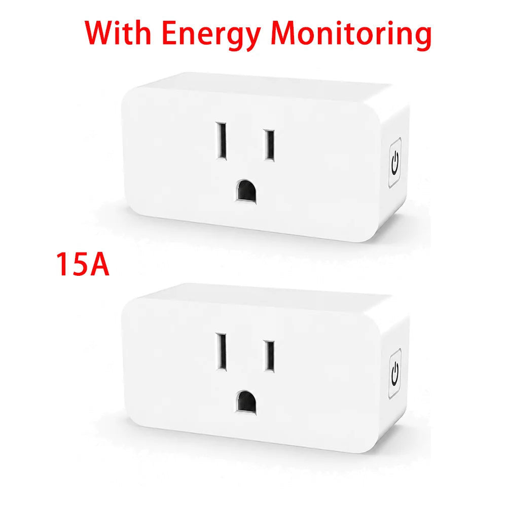 Wi-Fi smart plug with energy monitoring, 15 A (US) – view 3