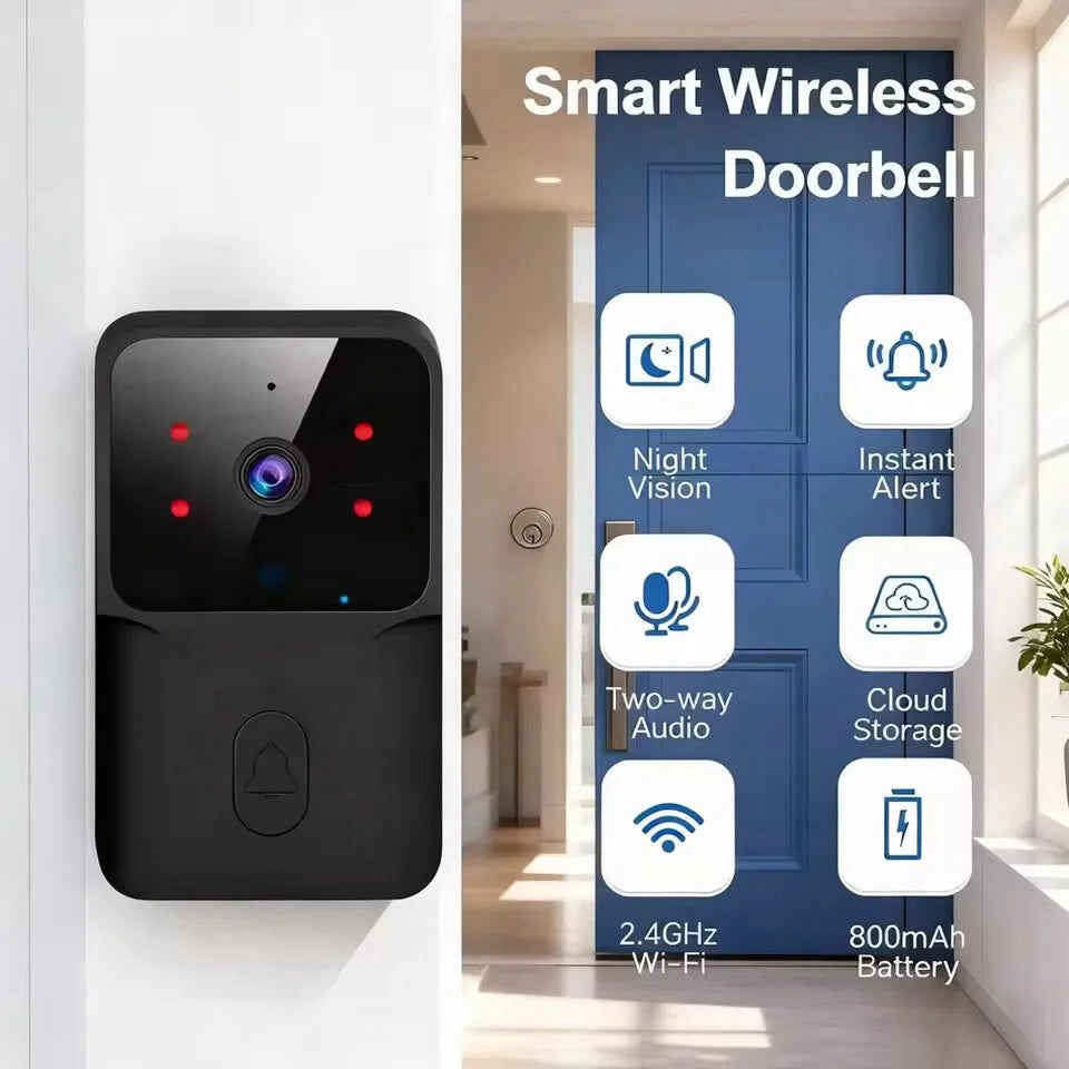 Wi-Fi video doorbell with indoor chime, 2.4 GHz – view 2