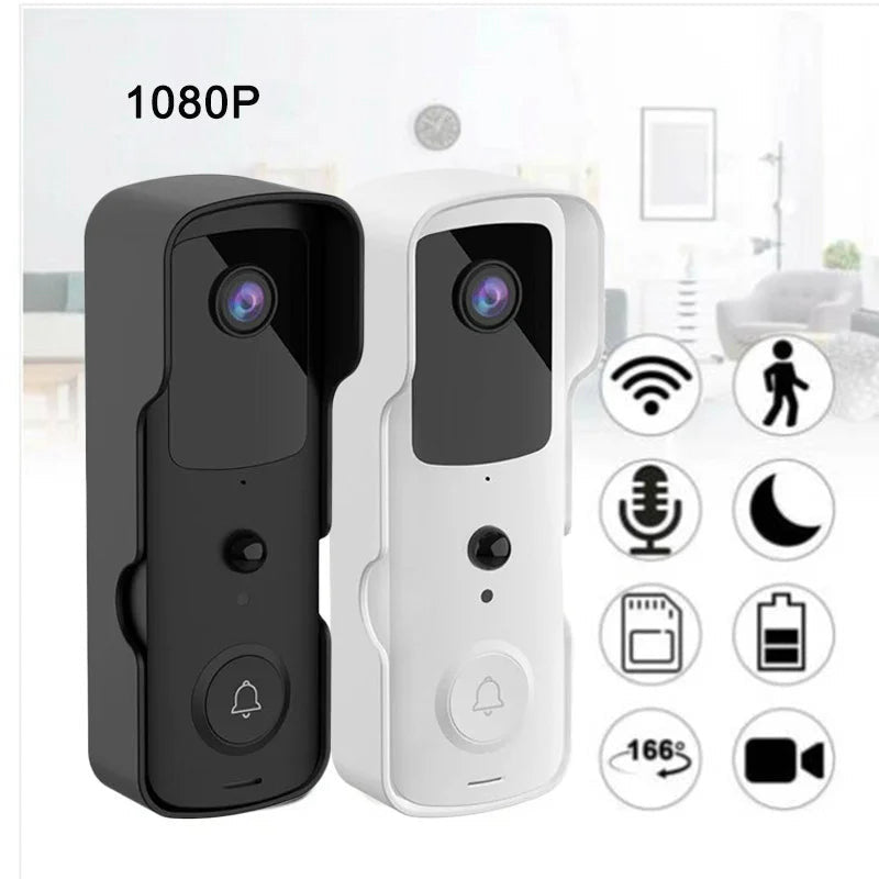 Wi-Fi video doorbell 1080p with PIR, Tuya – view 2