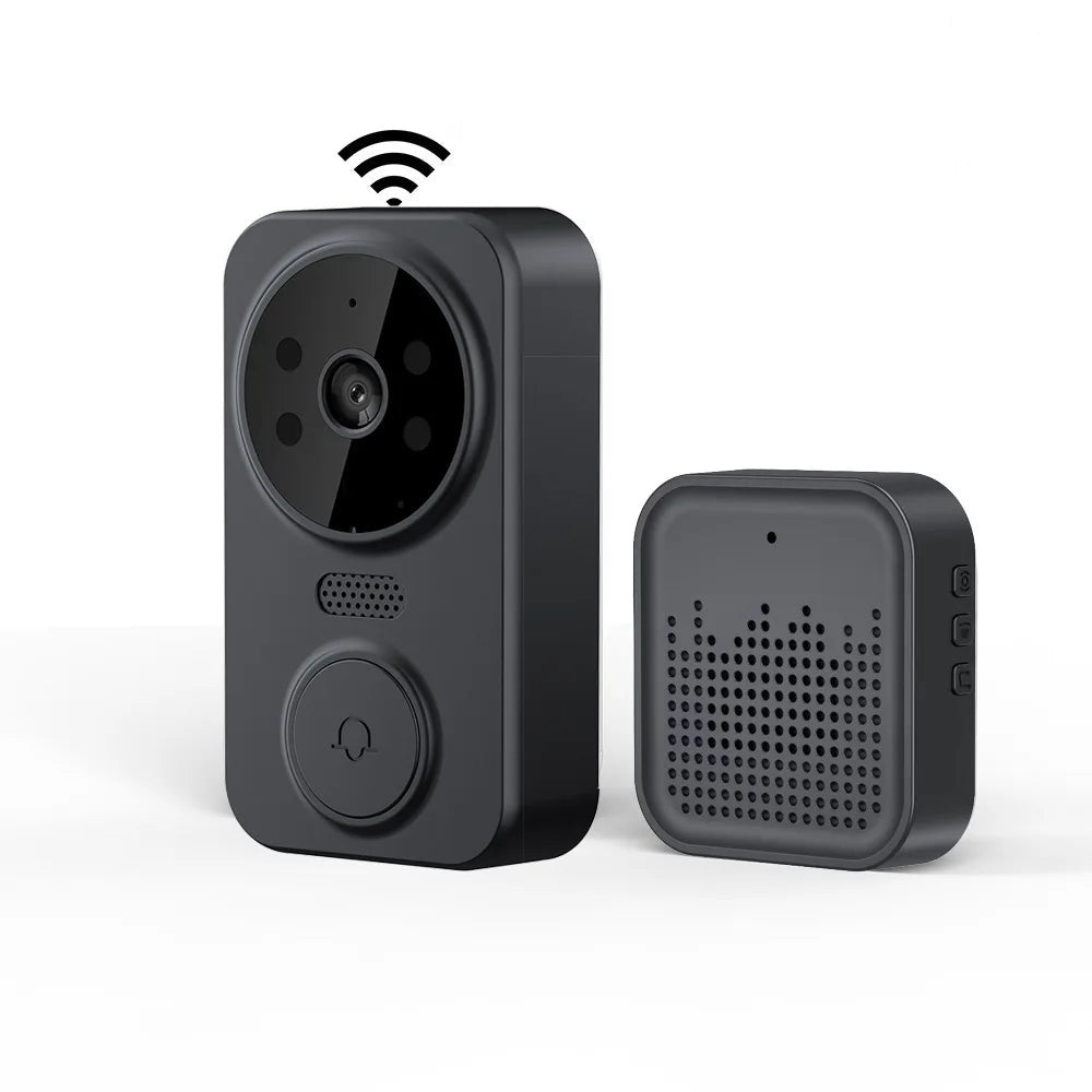 Wireless video doorbell with 4.3" monitor, private link – view 3