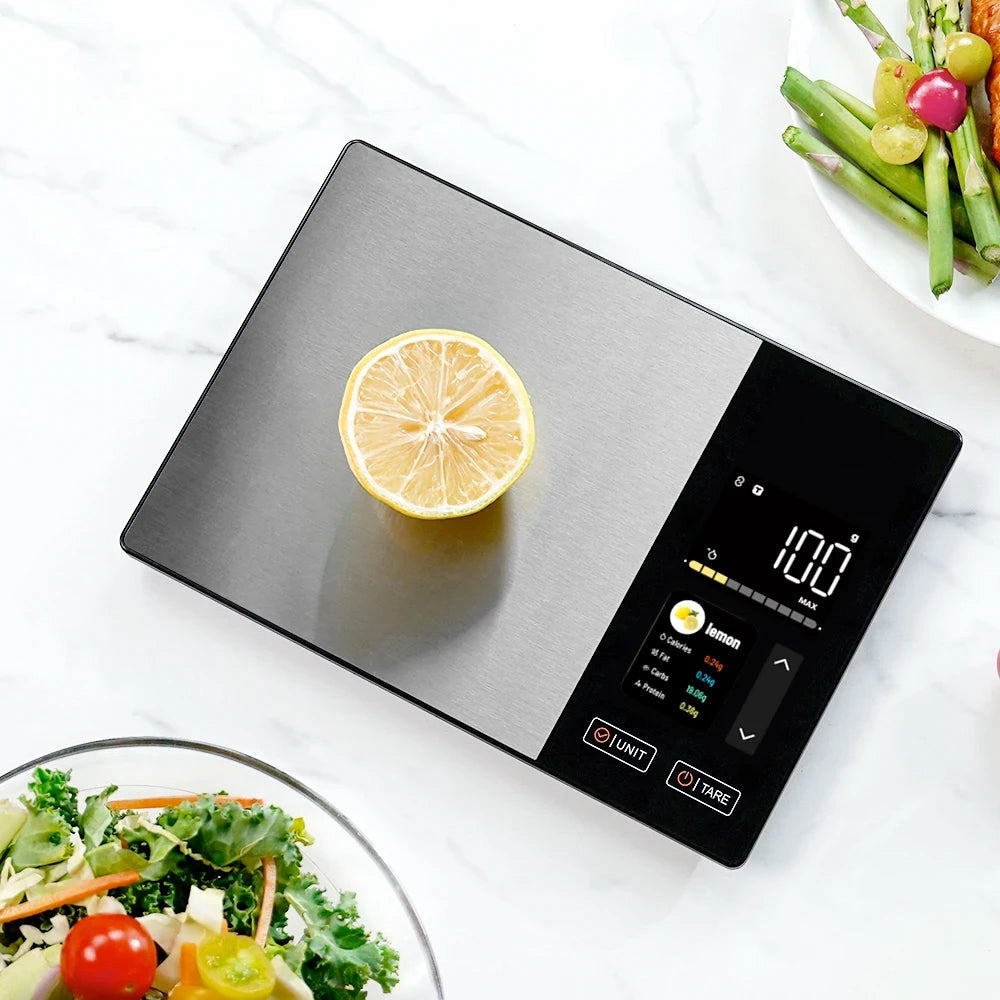 Smart nutrition kitchen scale with color display, 5 kg – view 2