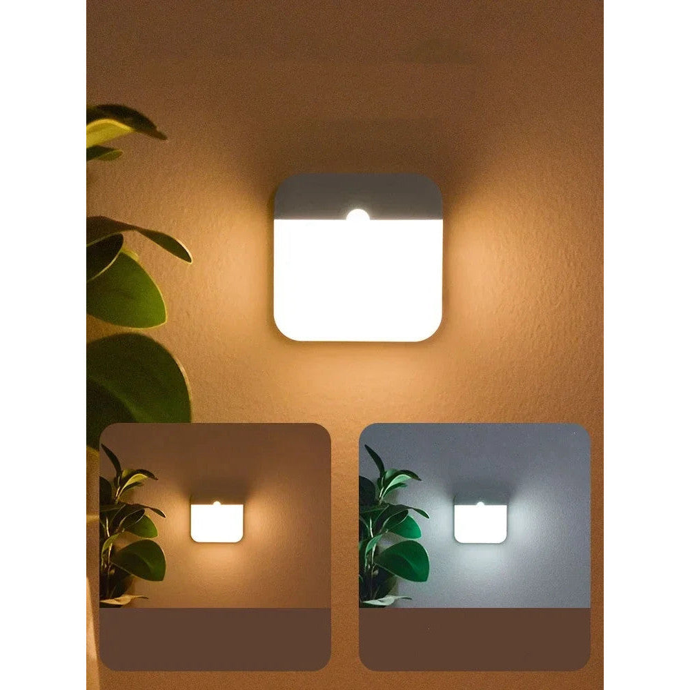 Rechargeable motion-sensor night light, magnetic – view 2