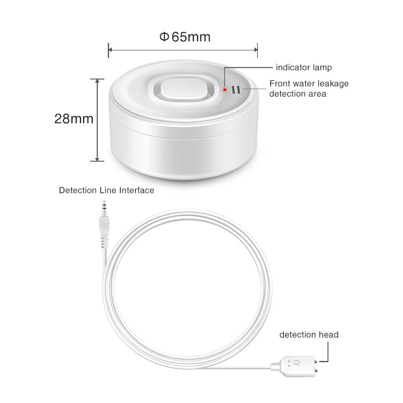 Standalone water leak alarm, 100 dB, IP55 – view 2