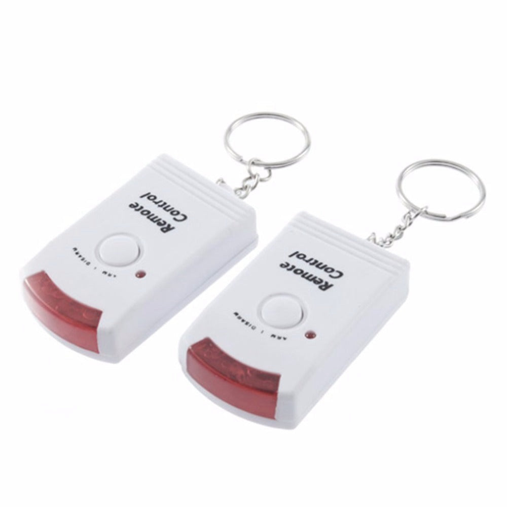 Wireless PIR motion alarm with 2 key-fob remotes – view 3