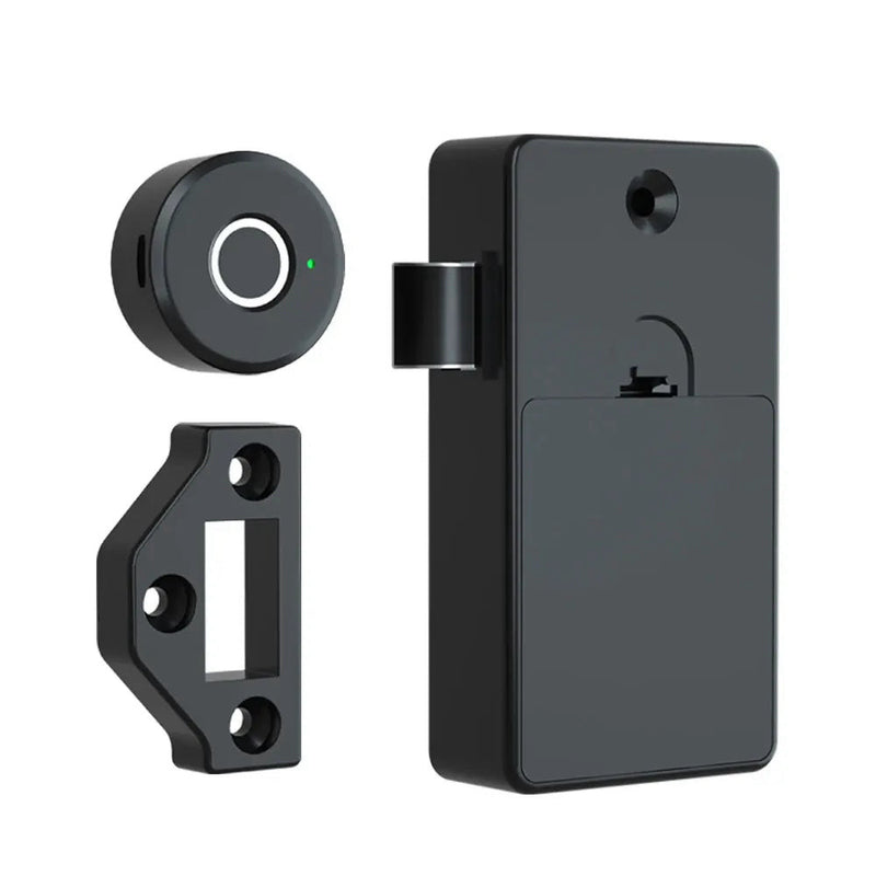 Fingerprint drawer lock, hidden mount