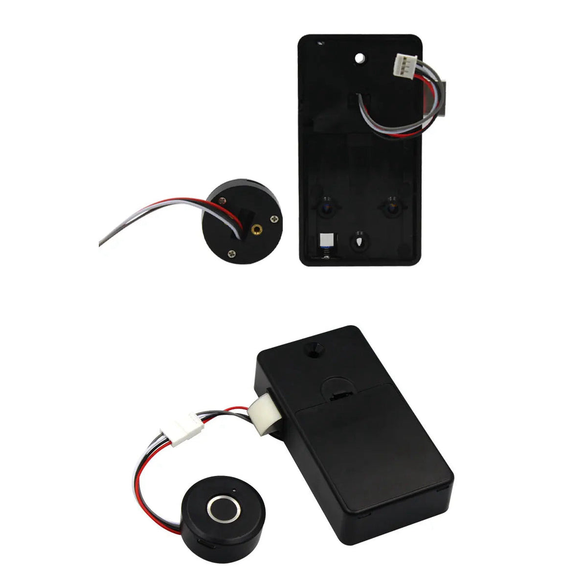Fingerprint drawer lock, hidden mount – view 2