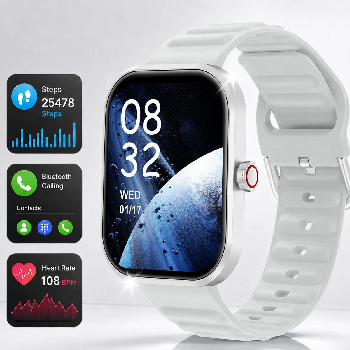 Smart watch with 2.01" display and Bluetooth calling – view 3