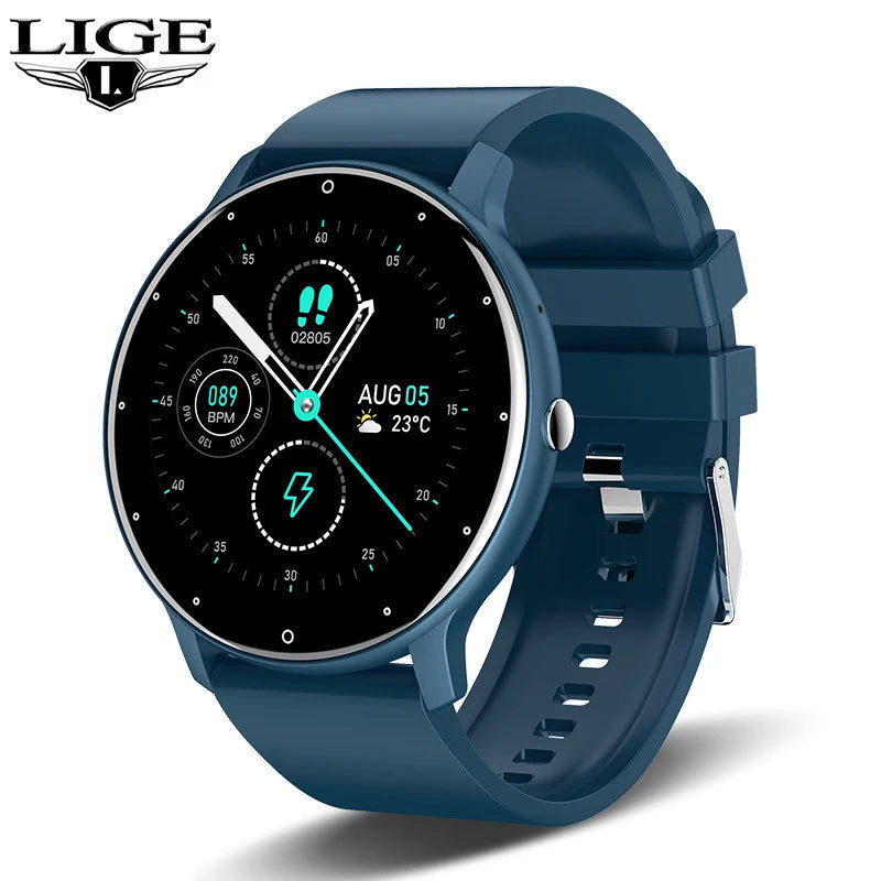 Round smart watch with Bluetooth calling, 1.28" display – view 2