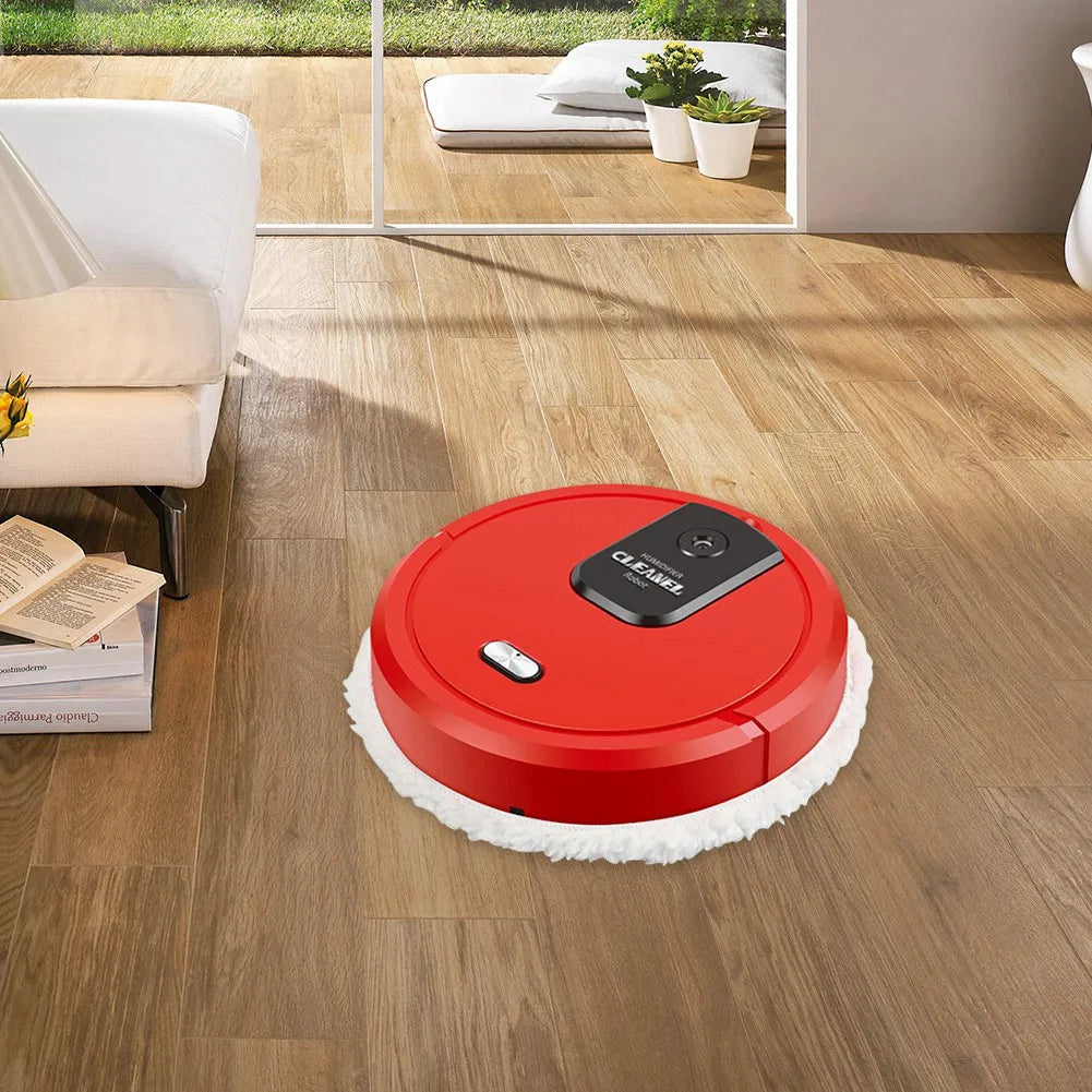 Rotating mop robot with humidifying spray – view 4