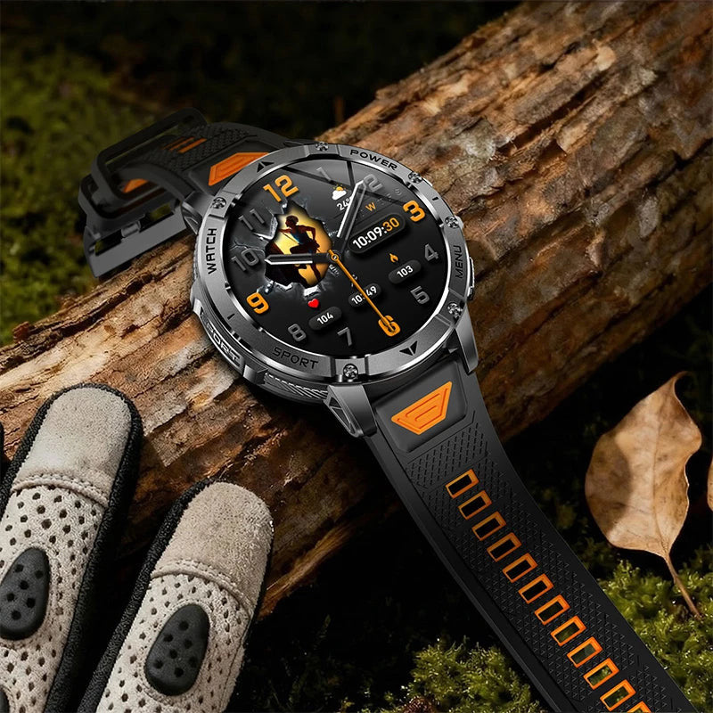 Rugged smart watch with flashlight and 1.7" display – view 2