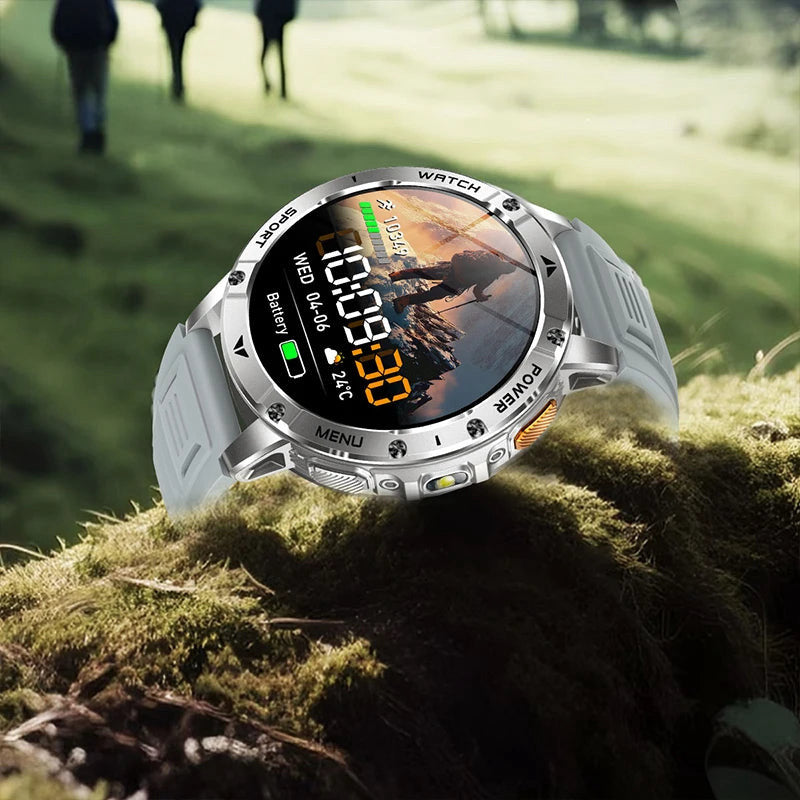 Rugged smart watch with flashlight and 1.7" display – view 3