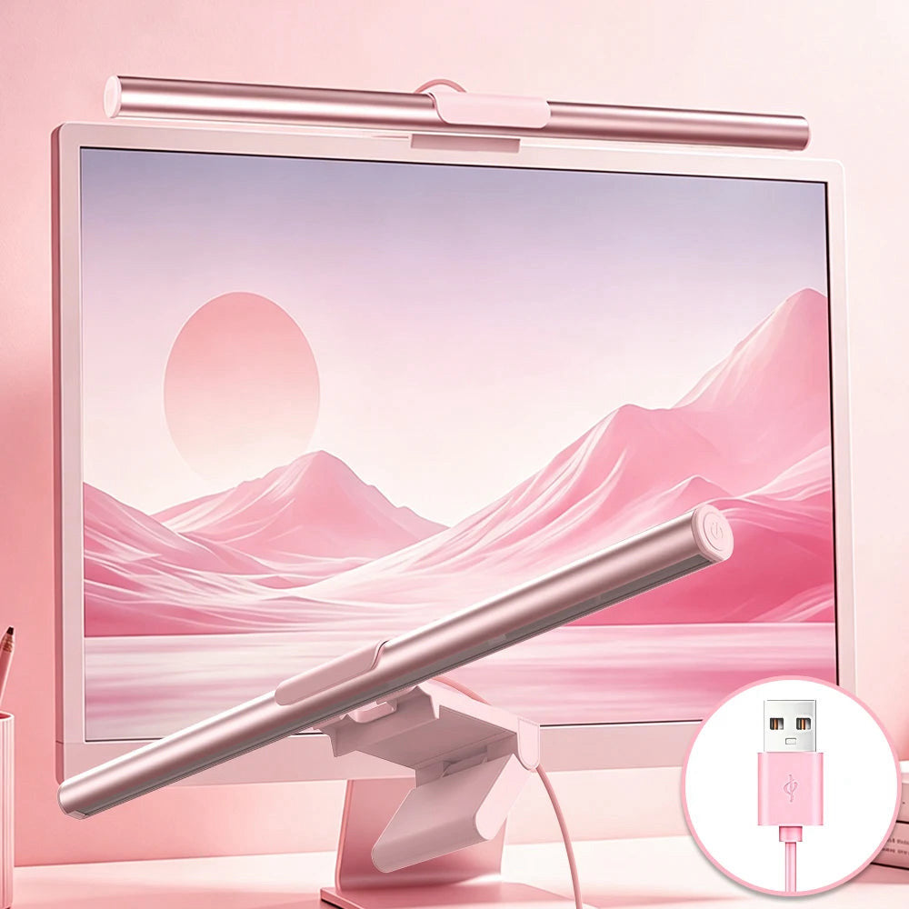Monitor light bar with asymmetric light, USB – view 2