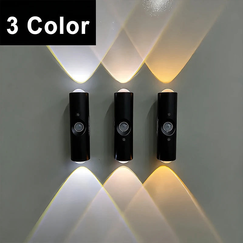 Magnetic motion-sensor wall spotlight, rechargeable – view 4