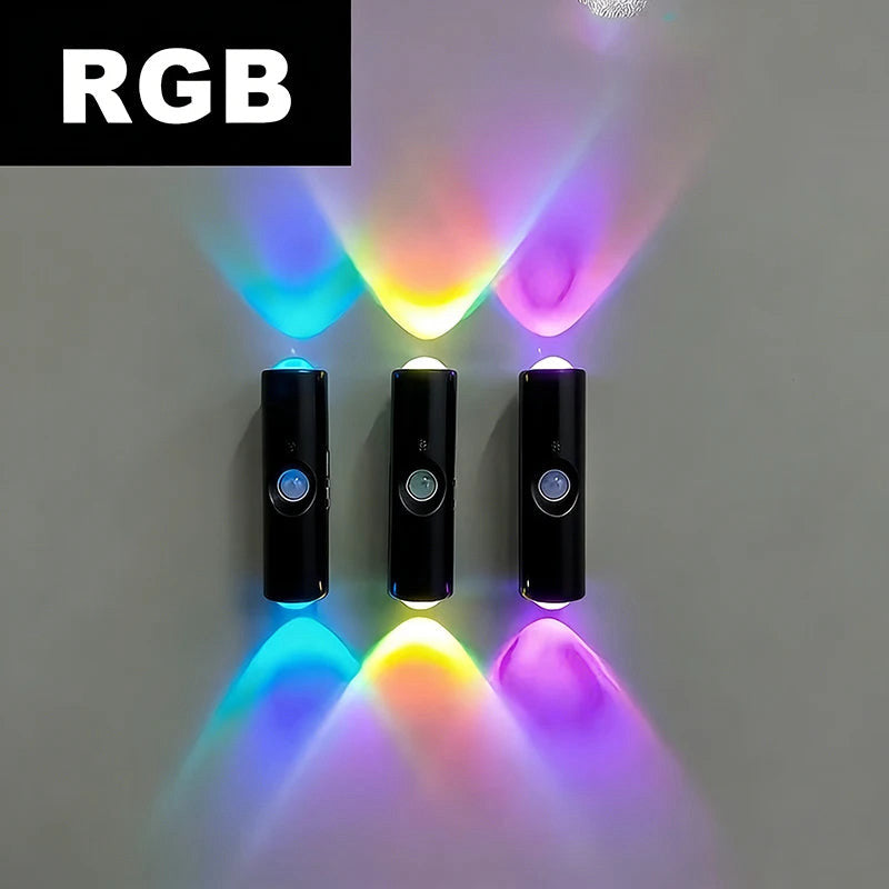 Magnetic motion-sensor wall spotlight, rechargeable – view 5