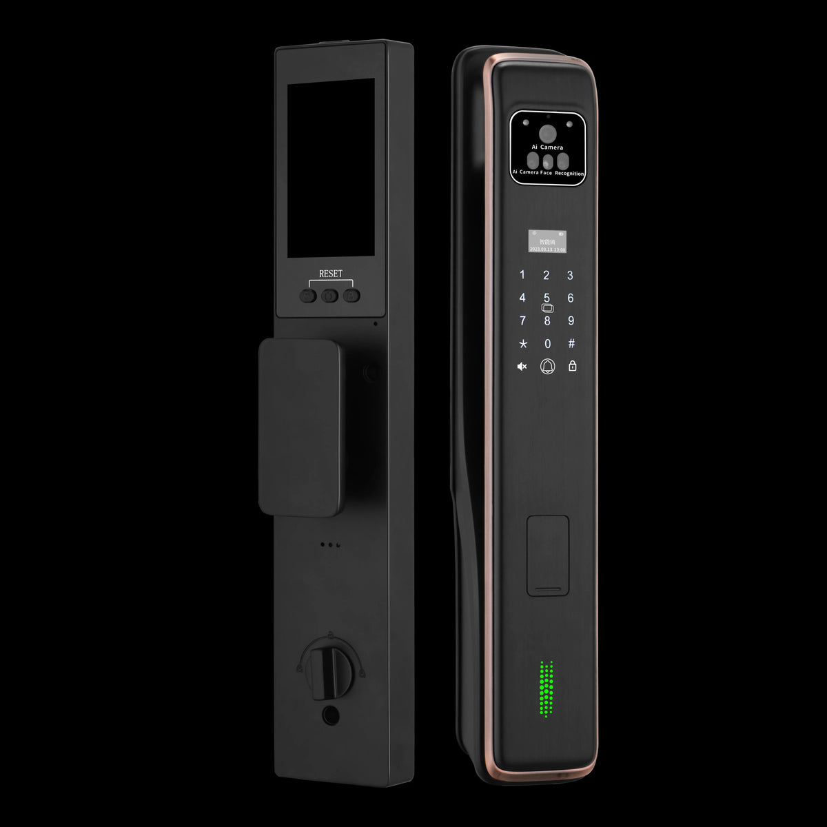Face-recognition smart door lock with camera, Tuya