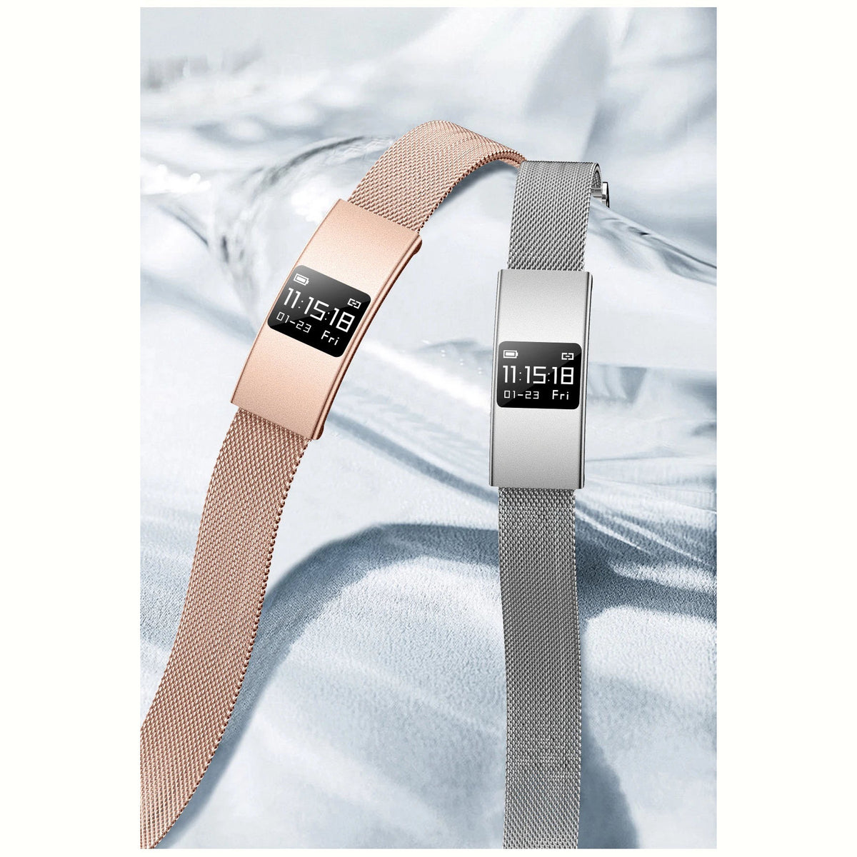 Slim fitness tracker with heart rate and sleep tracking – view 3