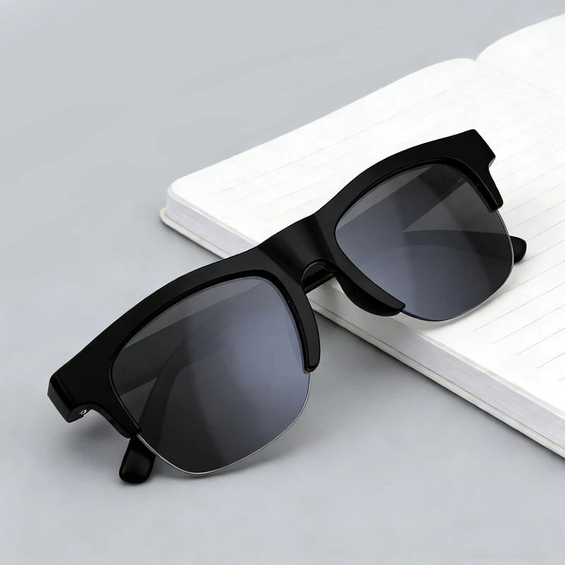Bluetooth audio sunglasses with touch controls